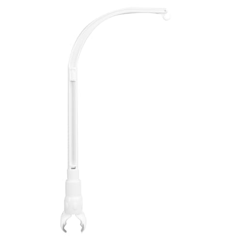 Titular de la campana de la cama móvil 58x24cm ajustable titular de la campana de juguete para el bebé ABS extraíble adecuado para camas tradicionales y convertibles cambiador de mesa para suspensión