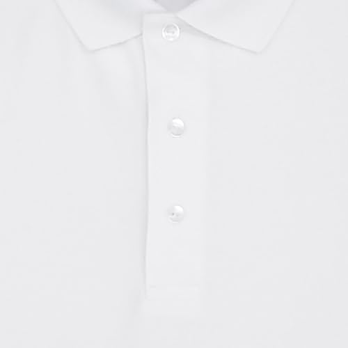 Ben Hogan Men's Bright White Performance Polo Shirt (Large 42/44)