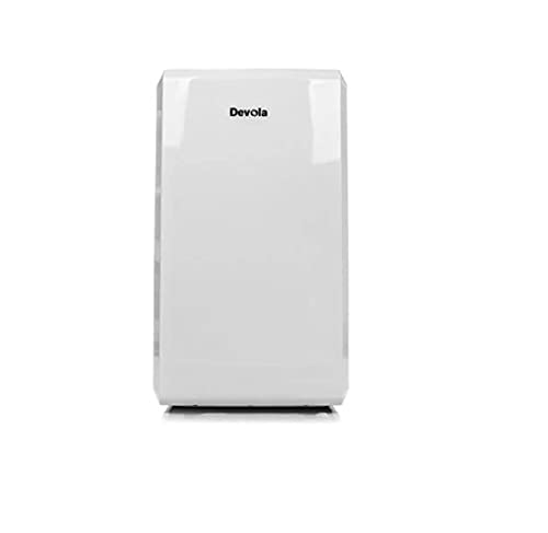 Devola Core 10L White Compact and Portable Dehumidifier with Digital Display, Continuous Drainage, Laundry Drying, Timer and Low Noise Output, Ideal for Homes and Offices