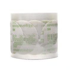 3M MICROFINISHING PSA Film DISC ROLL 268L, 100 MIC 3MIL, Type D, 6 in X NH, DIE 600Z,