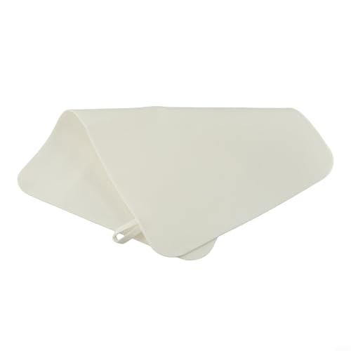 Trayneel Saugfähige Filz-Sauna-Matte für Sauna Duschraum, SPA-Isolierpad mit Aufhängeschlaufe, wasserabsorbierendes Badzubehör (23 x 35 cm)(Weiß)