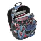 TOTTO - Mochila Escolar Grande, Modelo Rayol, Capacidad 19 L, 3 Compartimentos, 2 Bolsillos Botella, Bolsillo PC 14", Espaldar Ergonómico con Flujo de Aire, Correas en S, Estampado Cyber Monstruos