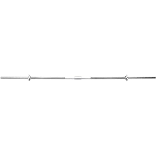 Marcy 6 ft. Two-Piece Standard Weight Bar with Threaded Spin Lock Collars for 1-inch Weight Plates Free Weights Accessory for Home Gym TRB-72.2 by MARCY - Used condition - US$50.93