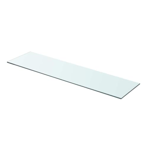 vidaXL Panneau d’Etagère Verre 80x20 cm Tablette Plaque Armoire Paroi à Lattes