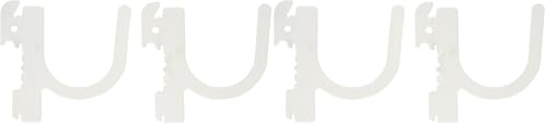 Image of Wall Control Pegboard Accessory - U-Shaped Slotted Metal Hook - White (Pack of 2)