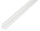 Alberts 479251 Winkelprofil | Kunststoff, weiß | 1000 x 25 x 25 mm