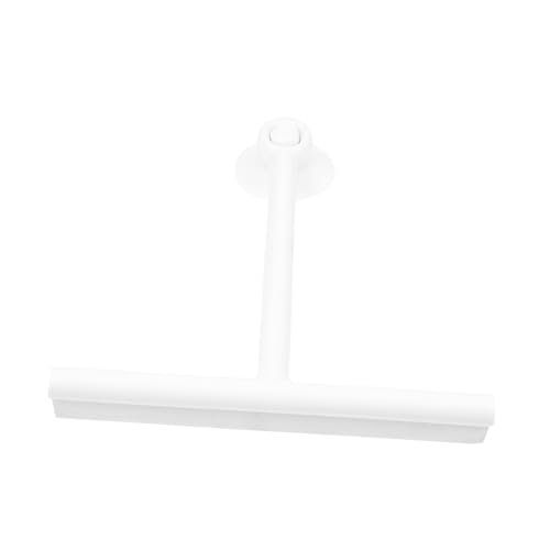 DRESSOOS 家用吸盤付きガラスクリーナーツール 窓 浴室鏡 車窓用多目的ワイパー 人間工学ハンドル 快適グリップで傷けず簡単操作