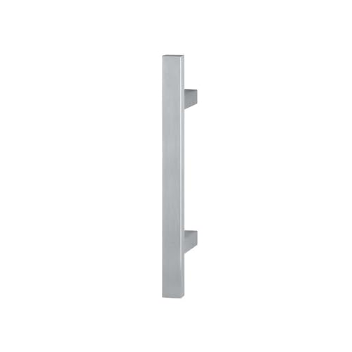 Vi.Tel. Coppia Maniglioni Per Porta Portone Liscio Zancato In Acciaio Inox Satinato Per Porte Interne Esterne Serramenti E Negozi Serie Caserta 2 Pezz