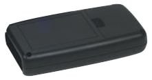 Box Enclosures 55-12-4A-R-BL Enclosure, Hand-Held; ABS (UL 94 HB); Black; 4.94 in.; 0.94 in.; 2.75 in.