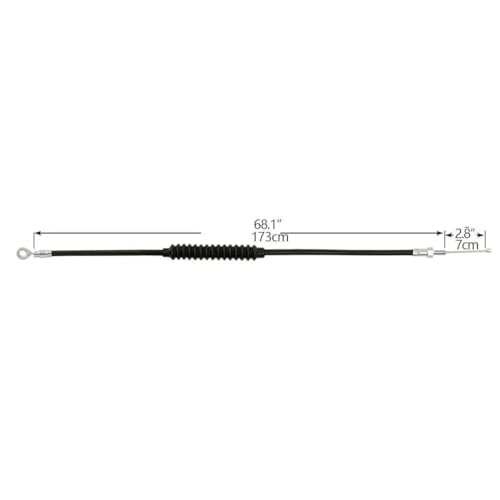 Cable de embrague para solucionar dureza en maneta de Harley FLSTN y FXD 3