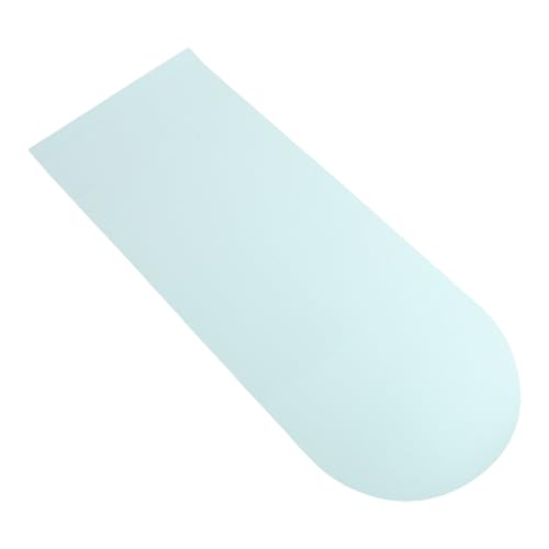 DIKACA Pizarra Blanca Autoadhesiva Forma de Media Luna 90x40 Cm Color Verde Claro Reutilizable para Notas Adhesivas, Pegatina de Pizarra para Pared, Hogar, Oficina y Escuela, Papel Tapiz