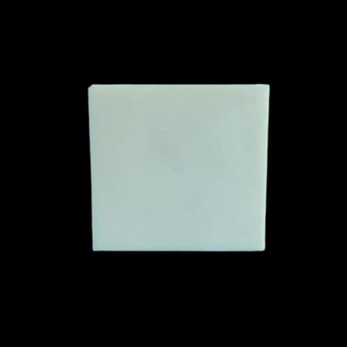 Feuille de céramique d'alumine ultra fine plaque poreuse 10x10cm pour isolation et filtration