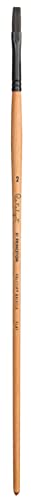 Princeton Catalyst, Series 6400, Long-Handle Synthetic Polytip Bristle Paint Brush, Flat, 2