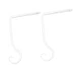 ORFOFE 2 Stück Blumentopf Haken Wandmontierter Pflanzenhalter Blumenampel Halterung für Balkon Küche Garten Langlebig und Installieren Geeignet für Innen Außenbereich