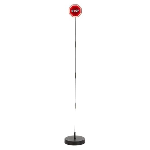 PARKEZ Flashing LED Light Parking Stop Sign For Garage