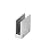 CRL 3/8" Brushed Nickel 90 Degree Straight Open Center Clamps Type "E" Stair and Walkway Railings