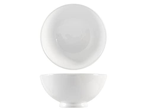 H&H 7091100 Scodella, Porcellana, Bianco, cm 14