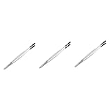 HOMSFOU 3stücke Stainless Steel Stamp Tweezer Mit Anti-statik-funktion Zum Aufnehmen Von...