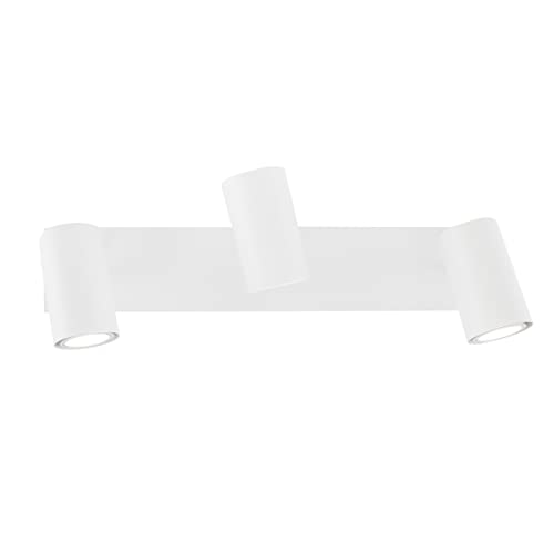 Trio Leuchten Balken in Metall weiß, Spotbalken 3-flammig, exklusiv 3xGU10, Länge: 48 cm 802400301, Weiß Matt