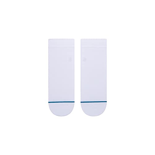 Stance Lowrider Quarter Socks (Small, White)2