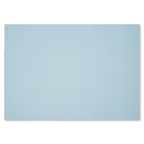 Lot de 100 Sets de Table Pastel | Sets de Table en Papier | DIN A3 | Bleu Glacier Recto Verso | Set...