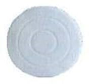 Disque 432mm microfibre blanche pour monobrosse - Nettoyage - Lot de 5