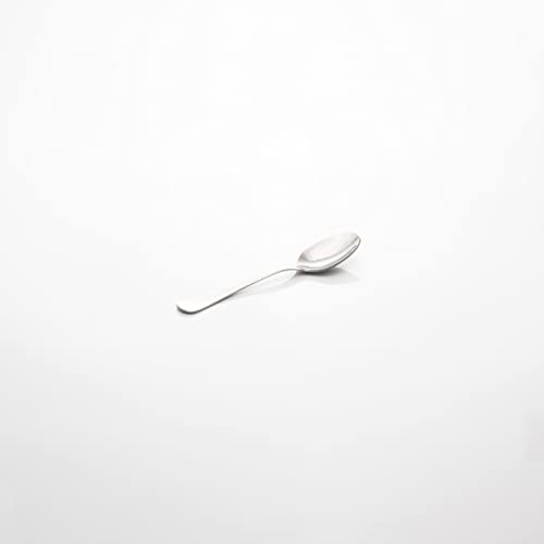 DESIGN: Set da 12 cucchiaini inox perfetti per chi desidera portare a tavola anche nella quotidianità stile, raffinatezza e alta qualità
