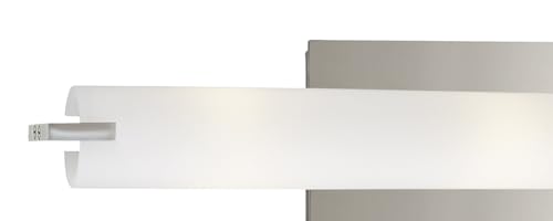 Image of GEORGE KOVACS P5044-077 Tube Vanity Bath Light, 3-Light, 180 Total Watts, 4.75-in H x 20.5-in W, Chrome