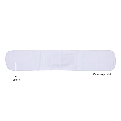 Faixa Térmica Abdominal Para Bebê Mami Contem 02 Pecas, Papi Textil, Arco Floral, 70cm x 10cm, pacot