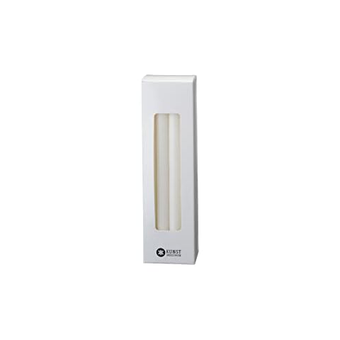 Kunstindustrien Italian Church Candles White, Unscented Candles, 12pcs Cover