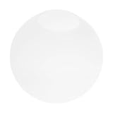 De luz de techo de vidrio: con fina artesanía y detalles exquisitos, la pantalla de vidrio puede proteger las lámparas, útil y confiable, reemplazos de pantallas de lámparas