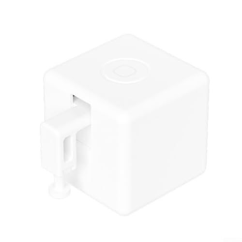 MeevrgR MeevrgR Smart For Tuya Finger Robot Plus Wireless Touch Switch, a batteria, pulsante telecomandato con programmazione app e attivazione vocale per domotica (bianco)