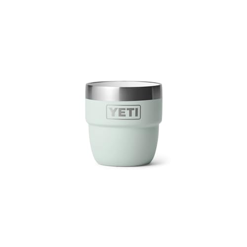 Image of YETI Rambler 4 oz Stackable Cup, Stainless Steel, Vacuum Insulated Espresso /Coffee Cup, 2 Pack