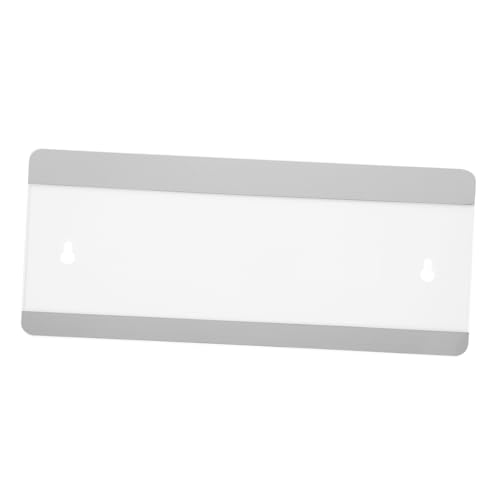 CANIGHT Placa De Puerta De Oficina De Inoxidable y Acrílico Letrero Informativo Multifuncional Montaje Pared Para Escuelas y Salas De Conferencias Fácil Instalación y Mantenimiento