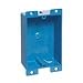 Carlon B108R-UPC Switch/Outlet Box, 1-Gang, Depth: 1-1/4