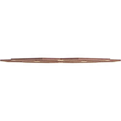 Image of Ekena Millwork 20 inchOD x 8 1 /2 inchID x 1 /4 inchT Florin Wood Fretwork Pierced Ceiling Medallion, Hickory