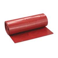 Red Can Liners 30 Inches x 37 Inches 30 Gallon .5 Mill 500 Bags Per Case