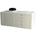Den Hartog SP0020-LC Ace Roto-Mold 20 Gallon Sumped Rectangular Applicator Tank 28x14x12