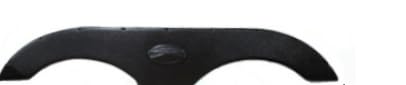 RV Fender Cruiser/DiscCRV - Tandem Fender Skirt Textured - Black