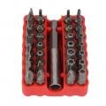Screwdriver Set, Drill Bit Set, 33 in 1 bit kit Impact Driver bit Set, Hollow Screwdriver Bit Set Bit Set Hex Star Screw Bits Extension Rod