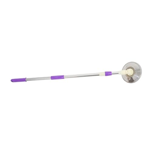 PACKOVE Replacement Mop Handle with Rotating Feature Sturdy Plastic Disc for Efficient Home Cleaning Compatible with Mop Purple