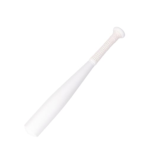 Secotan Baseball Bat, Aluminum One Hand 17-Inch Training Bat, Softball Bat, Home/Car/Self Defense, Batting Practice, Aluminum Bat, Truck Tire Checker Bat(White) #TOP19