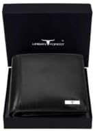 URBAN FOREST Oliver Aniline Black Leather Wallet for Men