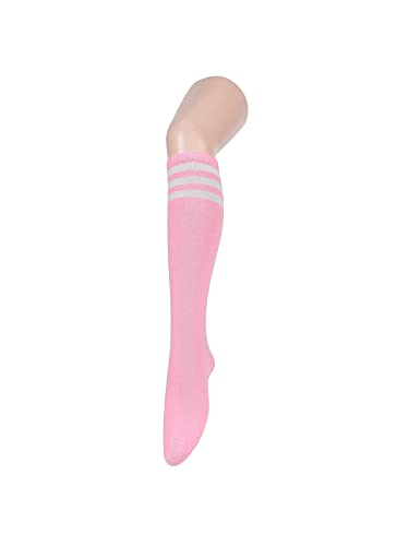 Century Star Knee High Socks Athletic Running Casual Compression Socks for Women Long Tube Socks with Triple Stripes4