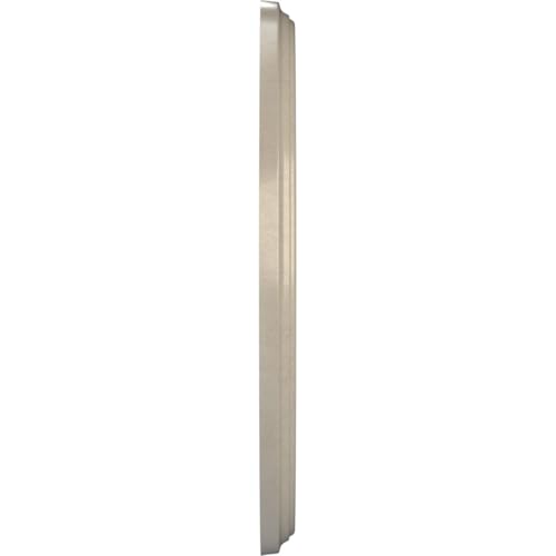 Image of Ekena Millwork CMP10BEEPE Berkshire Thermoformed PVC Ceiling Medallion (Fits Canopies up to 4 1 /2 inch), 10 inchOD x 3 1 /2 inchID x 3 /4 inchP, Universal Metallic Pearl Mist