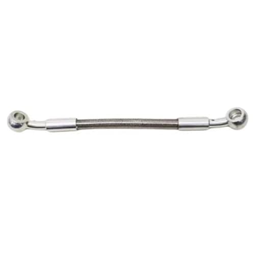 Tuyau de frein tressé durable 28-28 degrés avec raccord banjo 8 mm de 2300mm