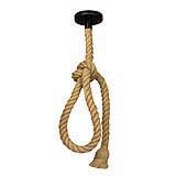 Genérico KKhome Lámpara Colgante de Soga, Estilo Náutico, Cable de 1,5 m, Casquillo E27, Uso Interior (unid1)