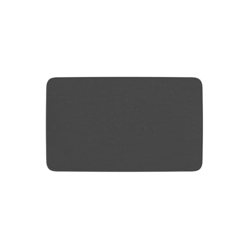 Villeroy & Boch Manufacture Rock Rectangular Moderno Plato Porcelana Premium, Negro (Rock), 28X17X1,5CM