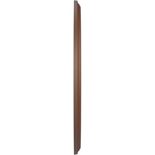 Image of Ekena Millwork CMP19BEDRU Berkshire Thermoformed PVC Ceiling Medallion (Fits Canopies up to 8 3 /8 inch), 19 inchOD x 3 1 /2 inchID x 1 inchP, Universal Aged Metallic Rust