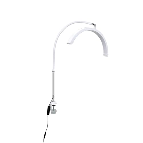 Lámpara de Uñas LED de Media Luna blanca AMONIDA de 16" para salones y estética 4
